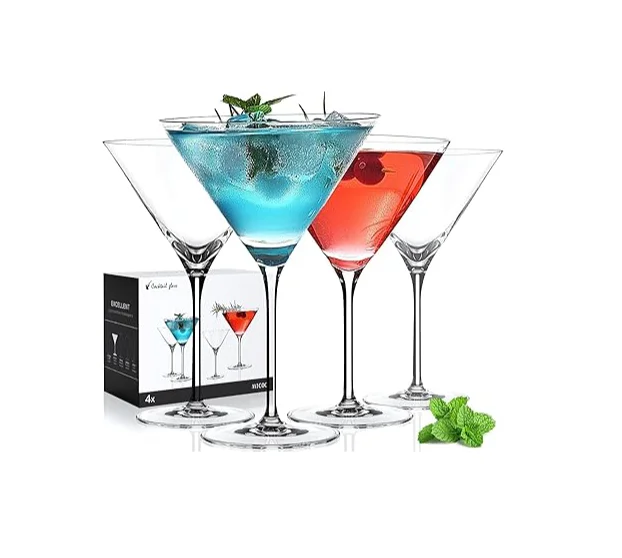 Luna & Mantha Martini and Margarita Cocktail Glasses
