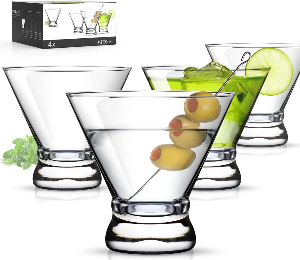 Luna & Mantha Martini Cocktail Glasses