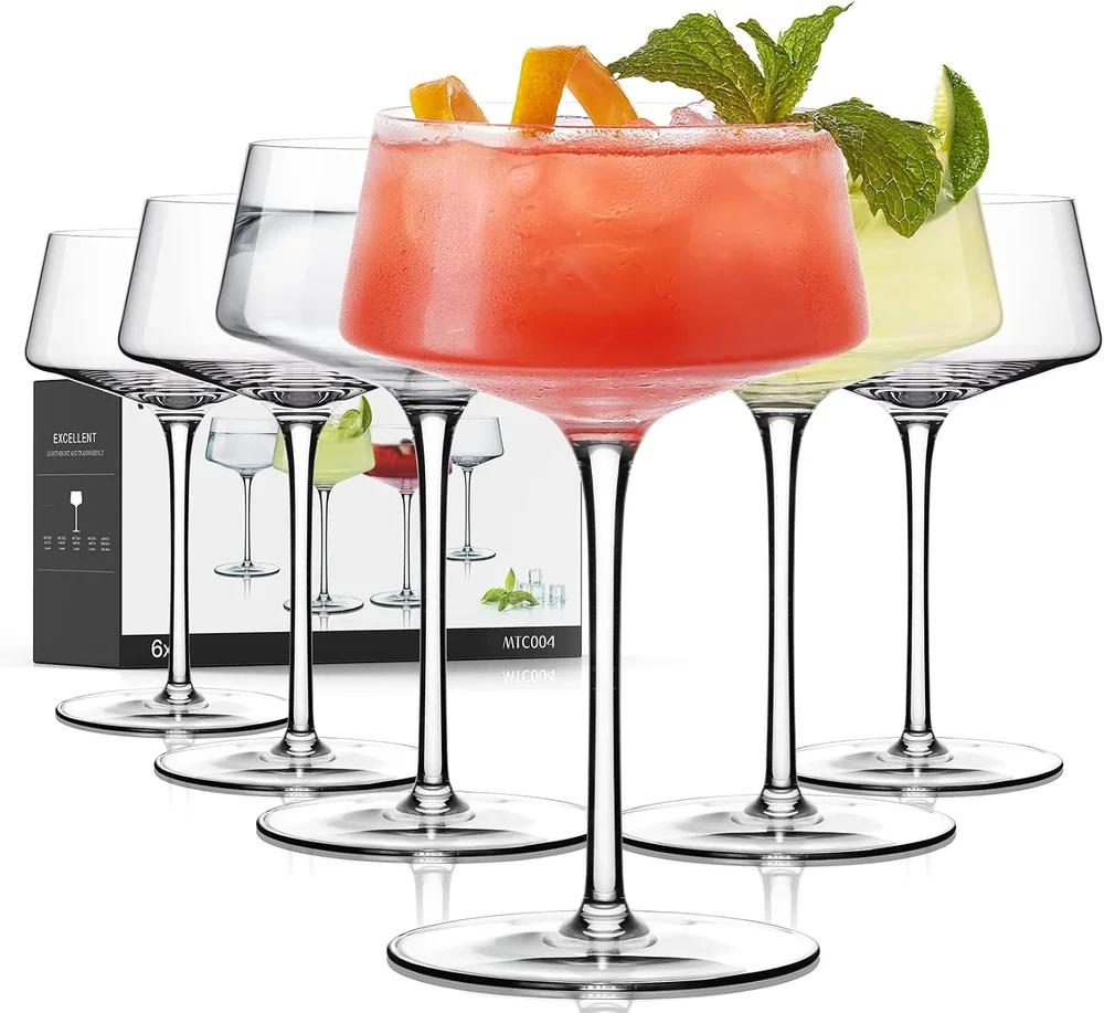 Luna & Mantha Martini Cocktail Glasses