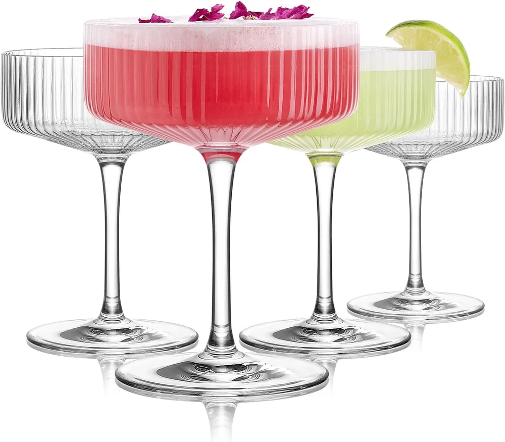 Luna & Mantha Martini Cocktail Glasses