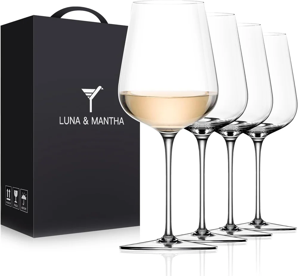 Luna & Mantha White Wine Glasses Set